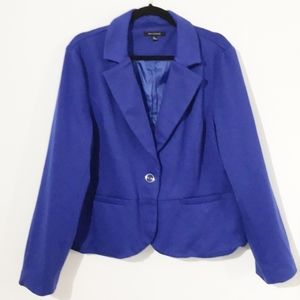 Blue Peplum Blazer by Sandro